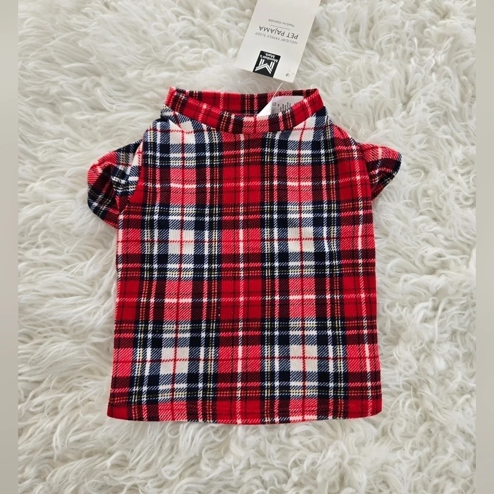Member's Mark Sleep Pet Pajama Coat. Color: Let It Snow. Size Small. Ne…